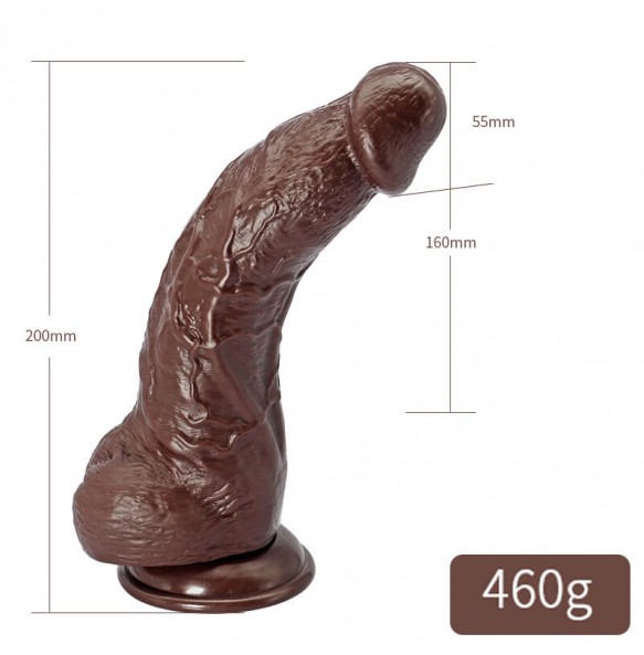 QUER - Wei Sen Super Large Series Realistic Dildos (L:20cm - D:5.5cm)